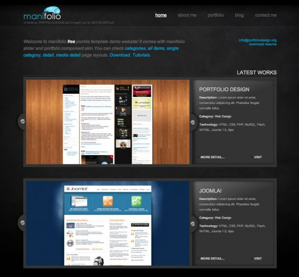 Manifolio Theme Manifolio Theme